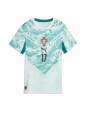 Portugalsko Rafael Leao #17 Venkovní Dres pro Dámské MS 2026 Krátký Rukáv Portugalsko Rafael Leao #17 Venkovní Dres pro Dámské MS 2026 Krátký Rukáv